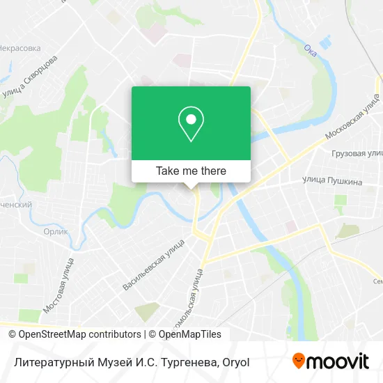 Литературный Музей И.С. Тургенева map