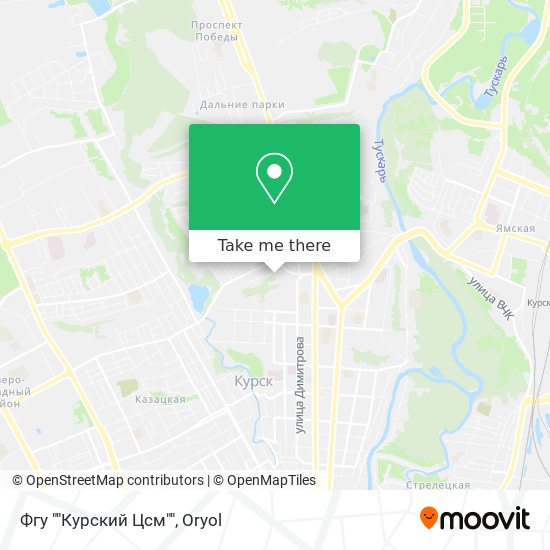 Фгу ""Курский Цсм"" map