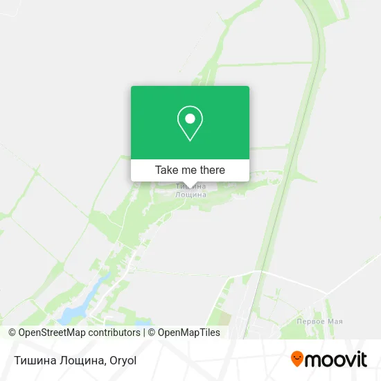 Тишина Лощина map
