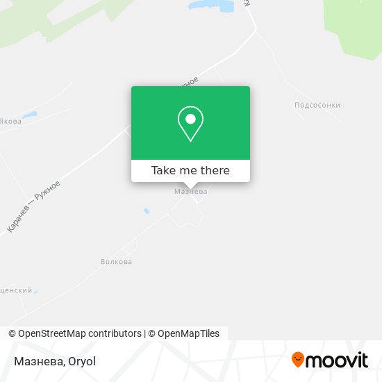 Мазнева map