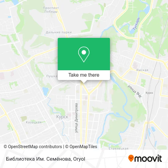 Библиотека Им. Семёнова map