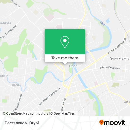 Ростелеком map