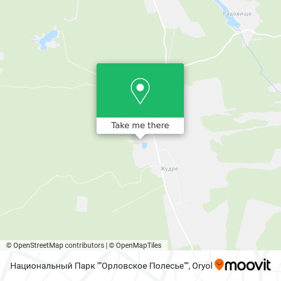 Национальный Парк ""Орловское Полесье"" map