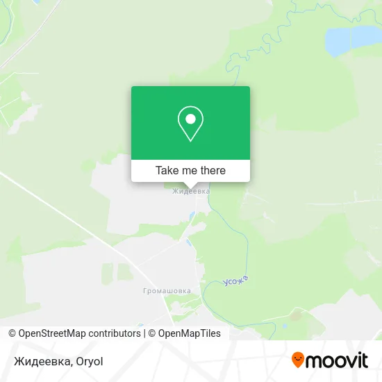 Жидеевка map