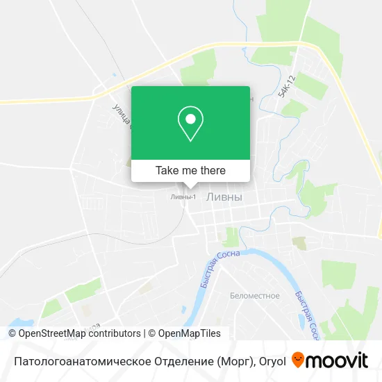 Патологоанатомическое Отделение (Морг) map