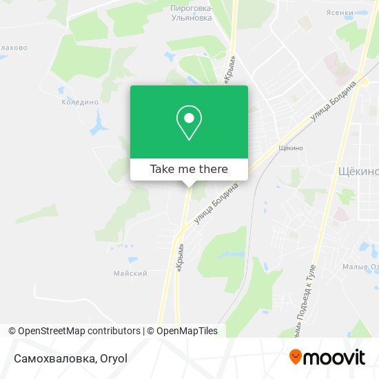 Самохваловка map