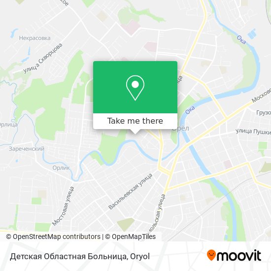 Детская Областная Больница map
