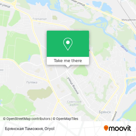 Брянская Таможня map