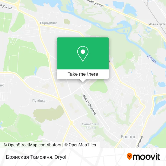 Брянская Таможня map