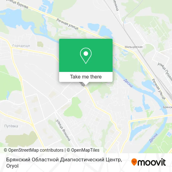 Брянский Областной Диагностический Центр map
