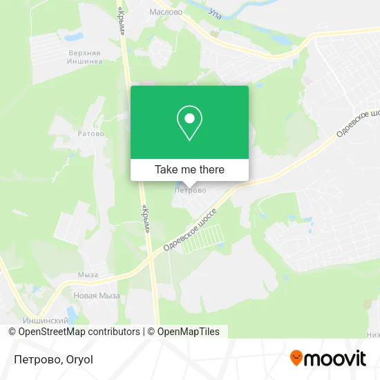 Петрово map