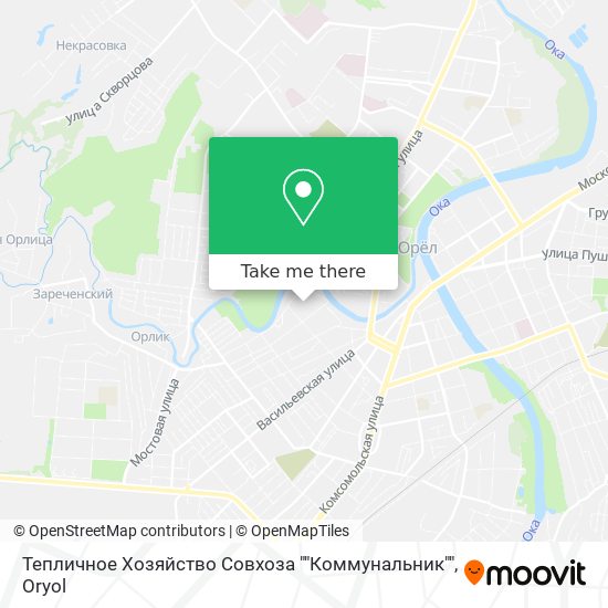 Тепличное Хозяйство Совхоза ""Коммунальник"" map