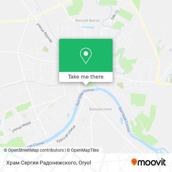 Храм Сергия Радонежского map
