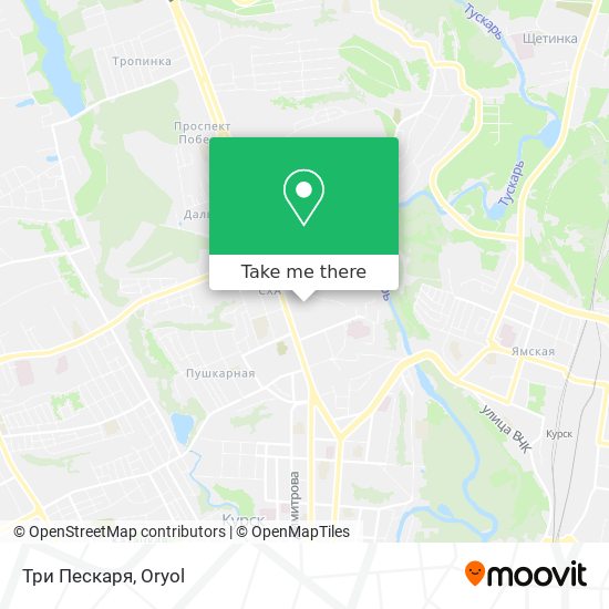 Три Пескаря map