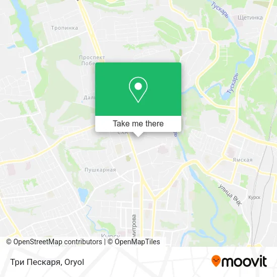 Три Пескаря map
