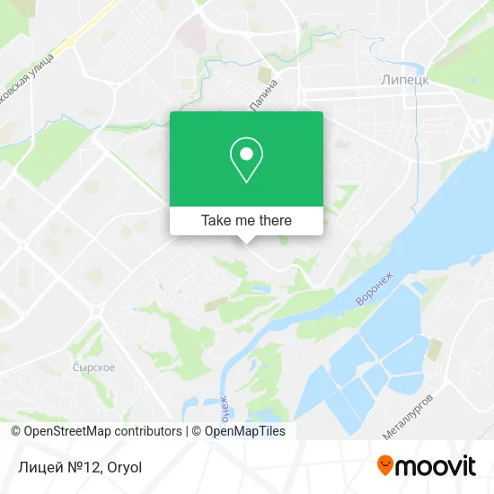 Лицей №12 map