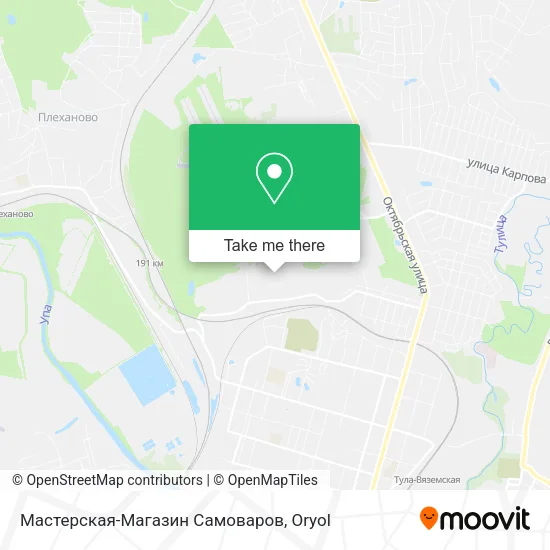 Мастерская-Магазин Самоваров map