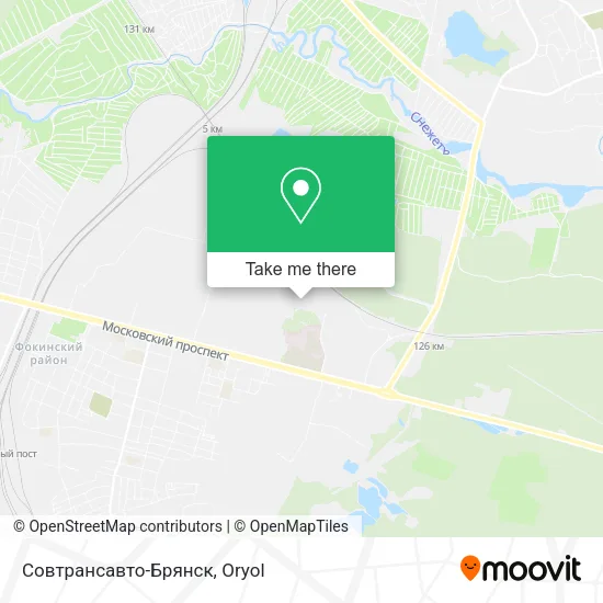 Совтрансавто-Брянск map