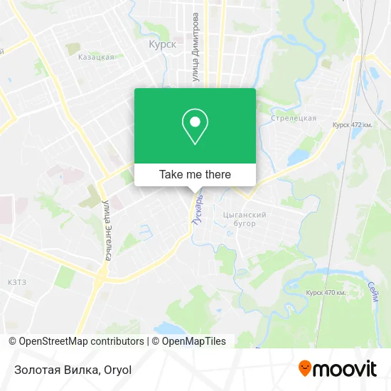 Золотая Вилка map