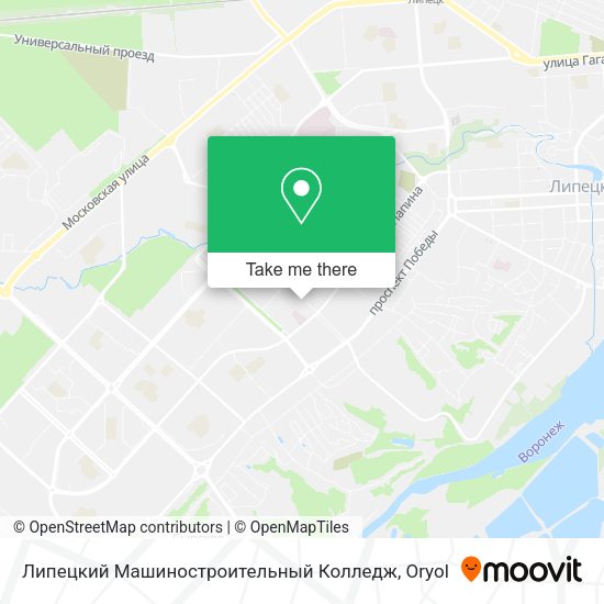 Липецкий Машиностроительный Колледж map