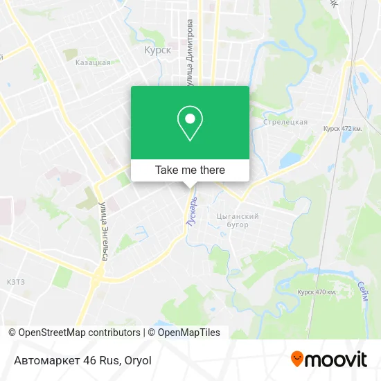 Автомаркет 46 Rus map