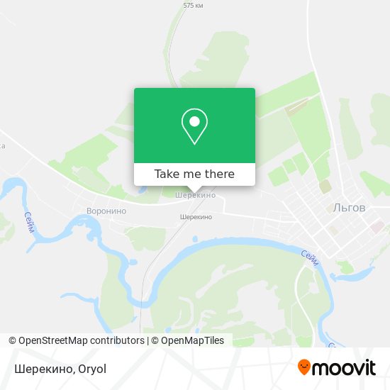 Шерекино map