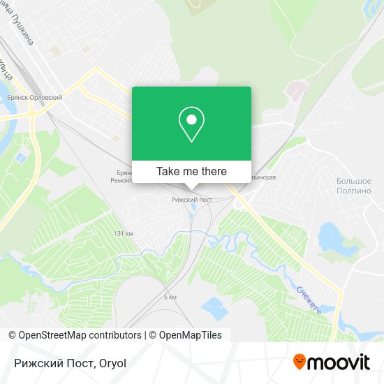 Рижский Пост map