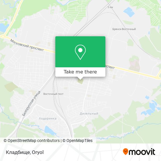 Кладбище map