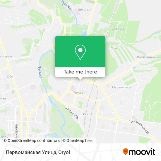 Первомайская Улица map