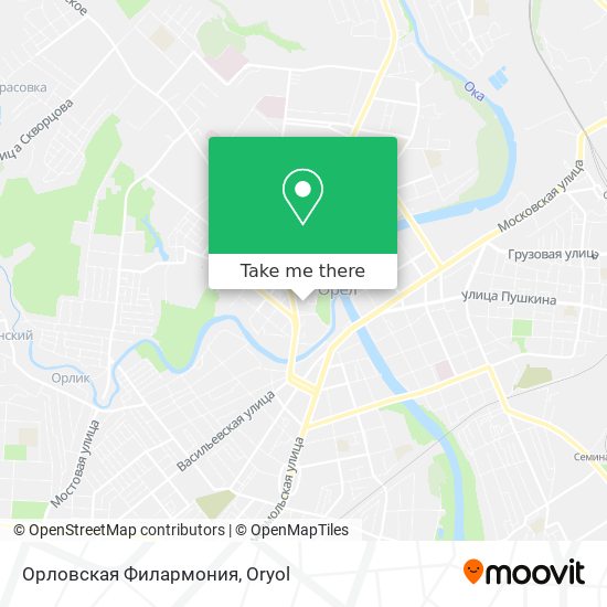 Орловская Филармония map
