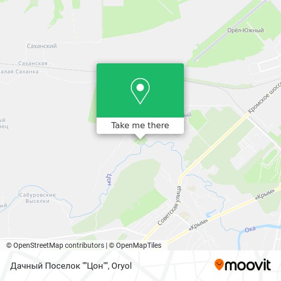 Дачный Поселок ""Цон"" map
