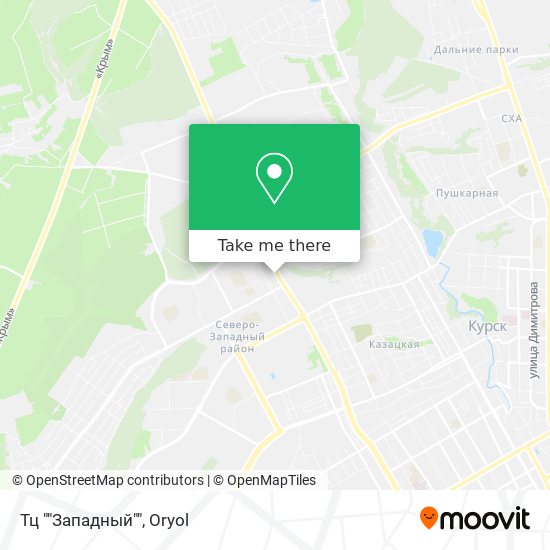 Тц ""Западный"" map