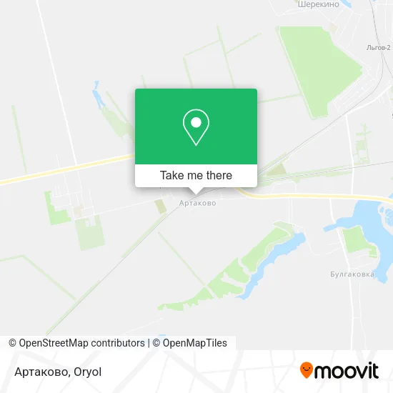 Артаково map