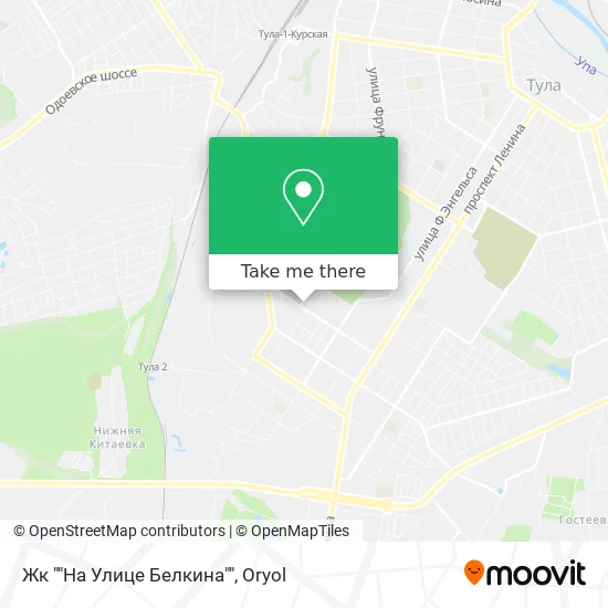 Жк ""На Улице Белкина"" map