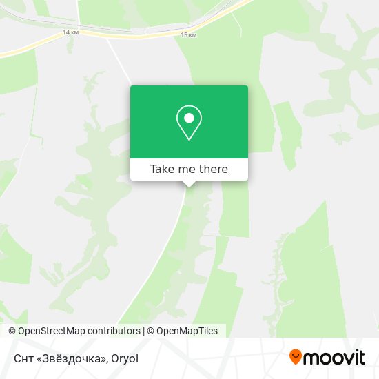 Снт «Звёздочка» map