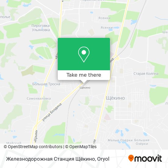 Железнодорожная Станция Щёкино map