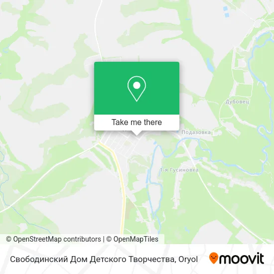 Свободинский Дом Детского Творчества map