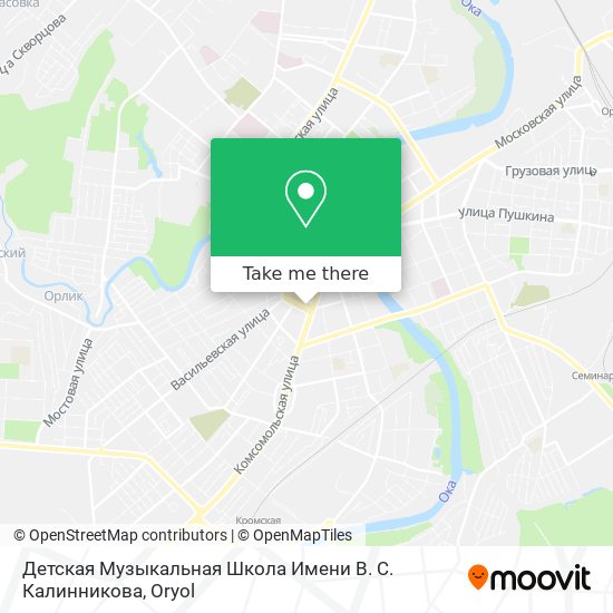 Детская Музыкальная Школа Имени В. С. Калинникова map