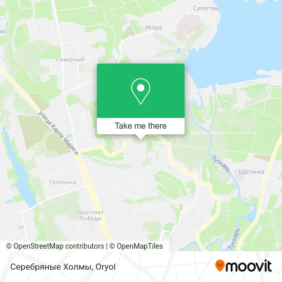 Серебряные Холмы map