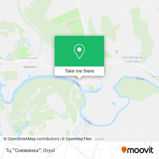 Тц ""Снежинка"" map