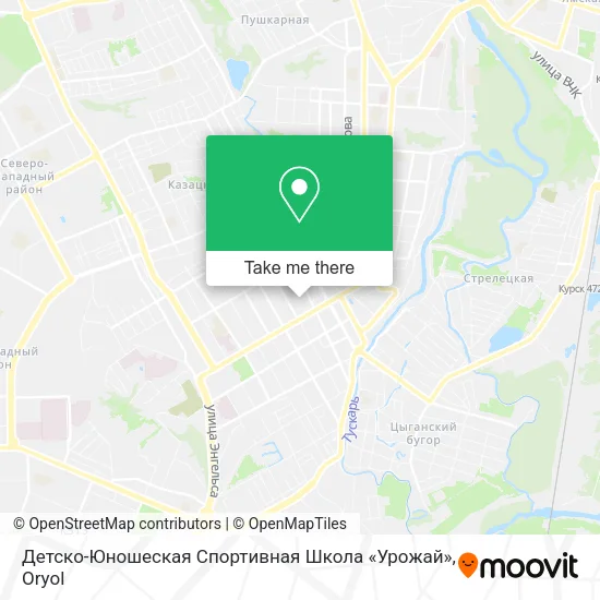 Детско-Юношеская Спортивная Школа «Урожай» map