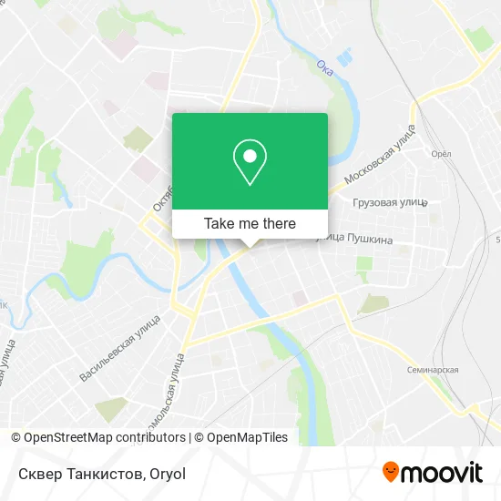 Сквер Танкистов map