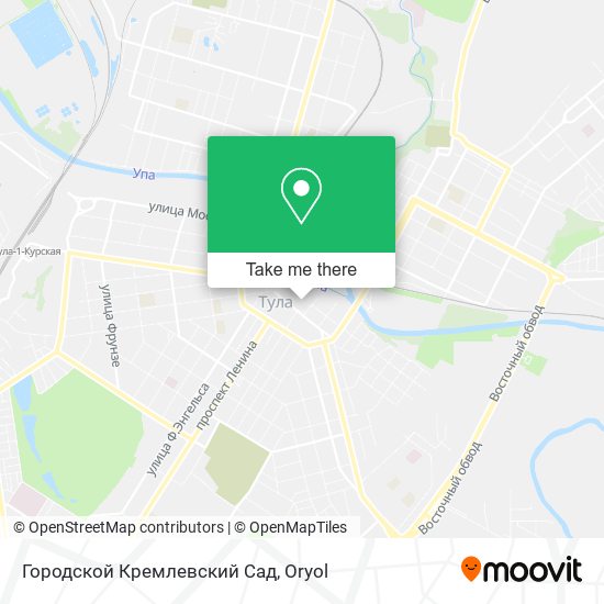 Городской Кремлевский Сад map