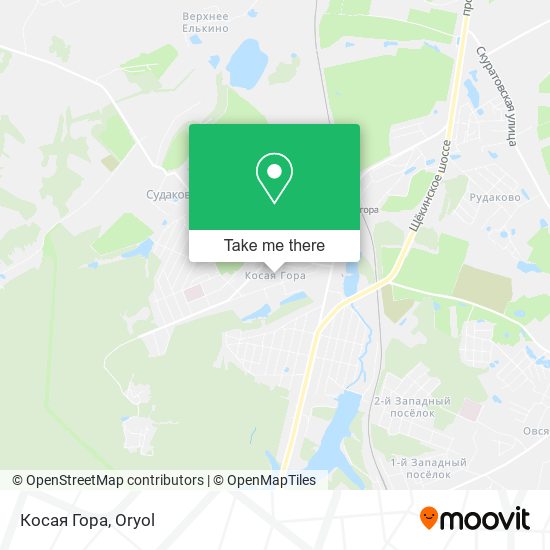 Косая Гора map