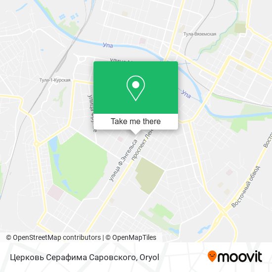 Церковь Серафима Саровского map