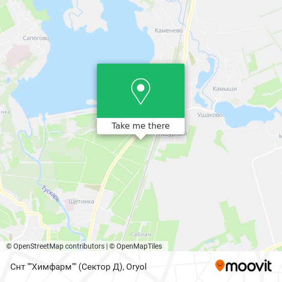 Снт ""Химфарм"" (Сектор Д) map