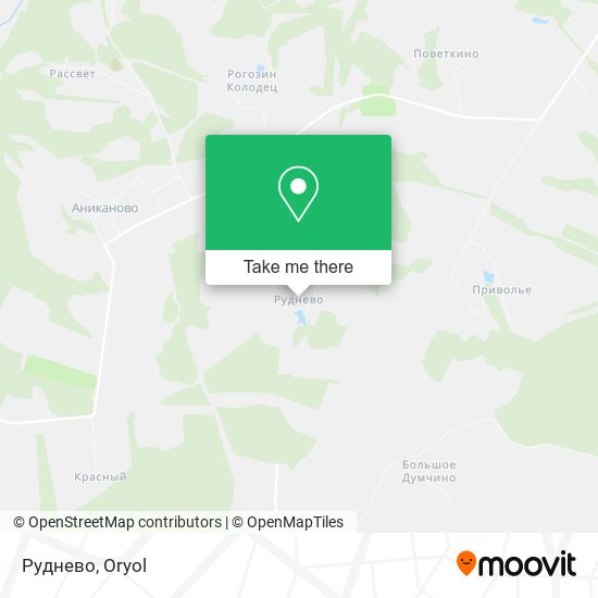 Руднево map
