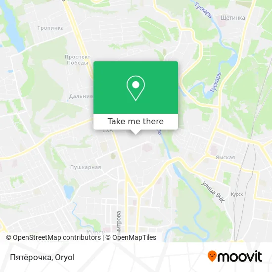 Пятёрочка map