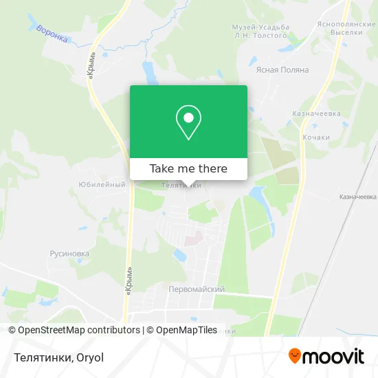 Телятинки map