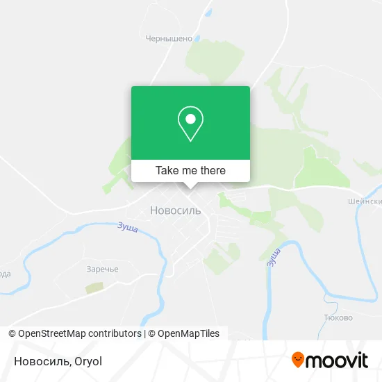 Новосиль map